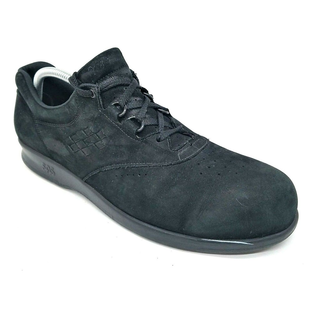 SAS Womens Comfort Walking Oxford Shoe B6618702 Black Size US 12